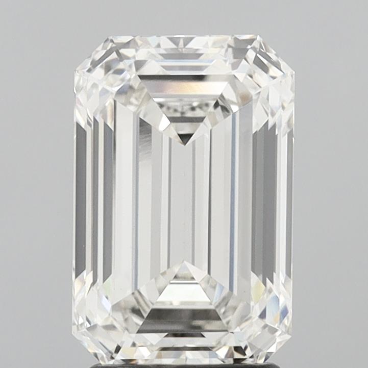 2.54ct G VVS2 Emerald Lab Grown Diamond (IGI)
