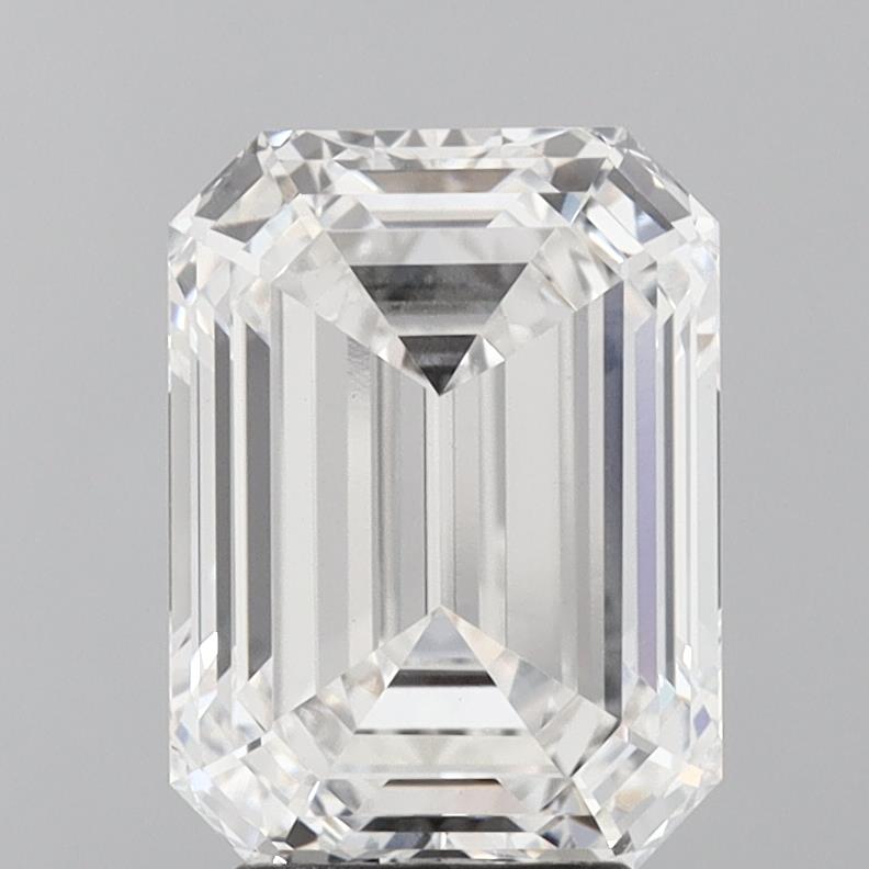 3.57ct F VVS2 Emerald Lab Grown Diamond (IGI)