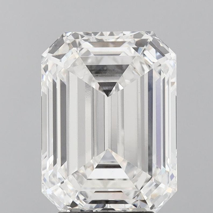 3.57ct F VVS2 Emerald Lab Grown Diamond (IGI)