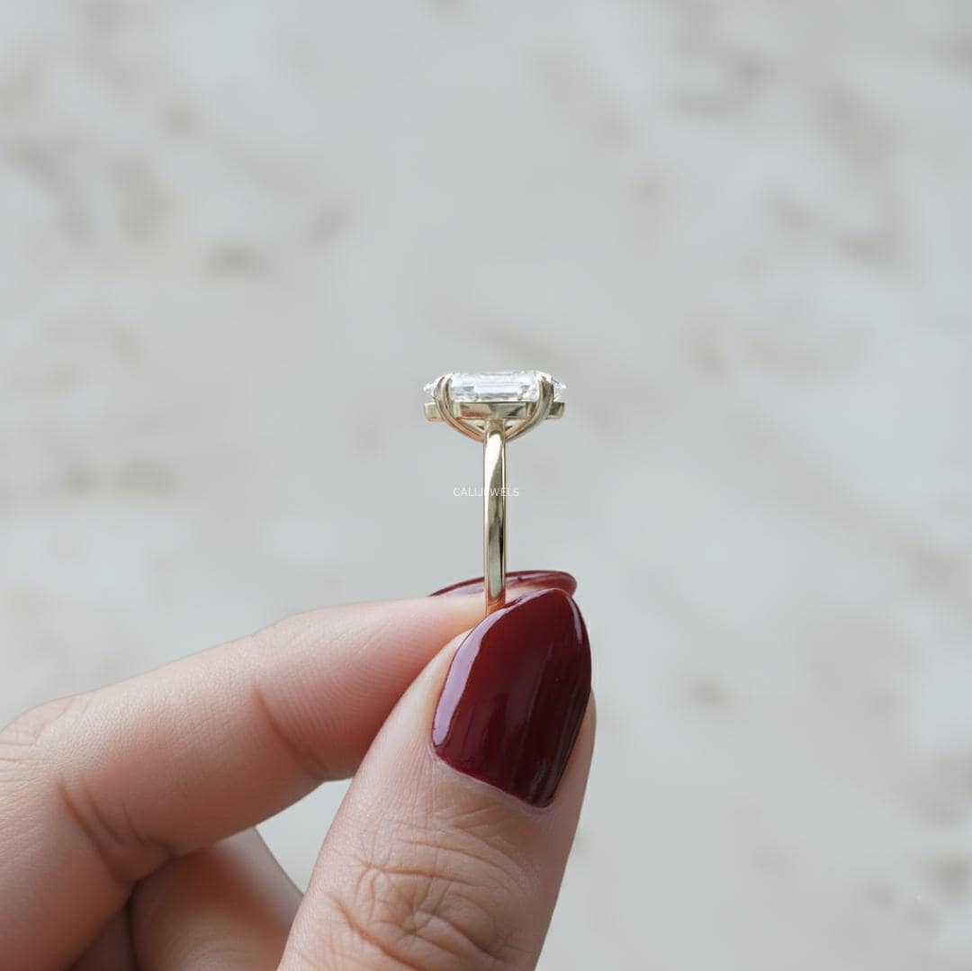 Dutch Marquise Cut Lab Grown Diamond Solitaire Ring