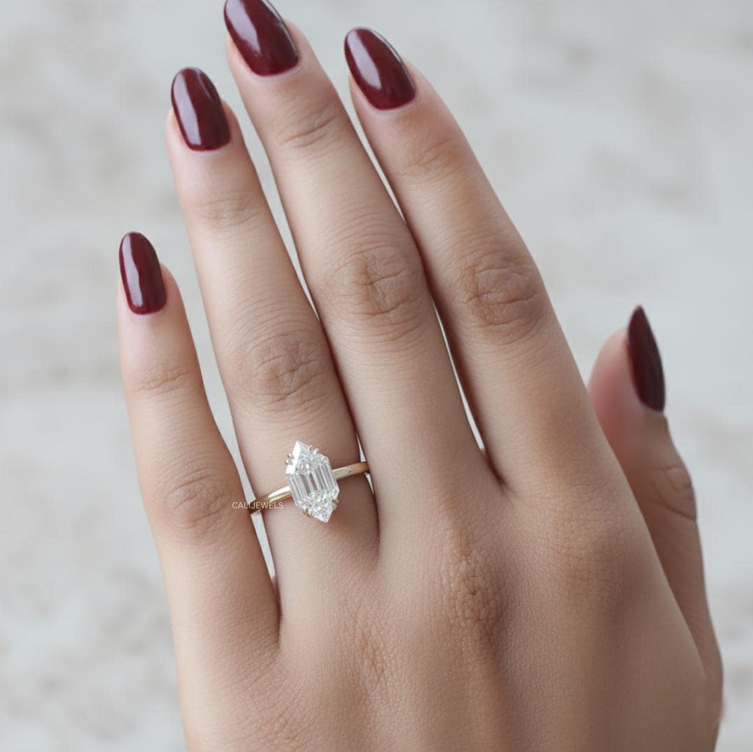 Dutch Marquise Cut Lab Grown Diamond Solitaire Ring