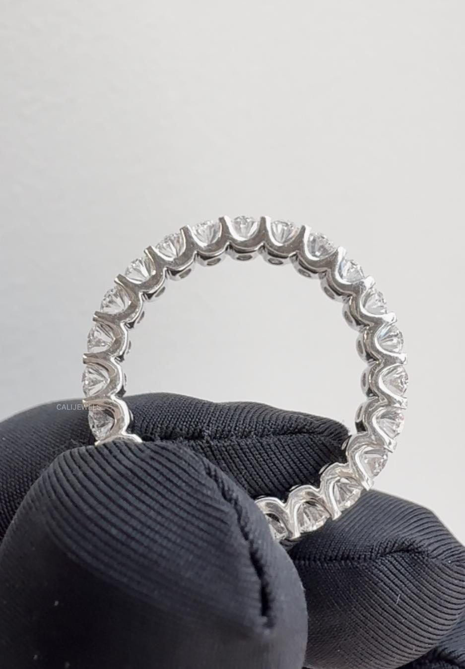 Oval Cut Lab Grown Diamond Eternity Ring