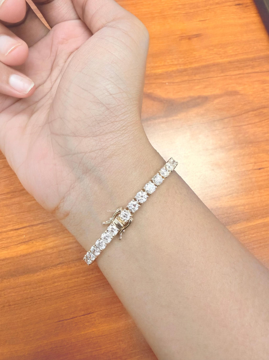 4.00 MM Round Cut Lab Diamond Tennis Bracelet