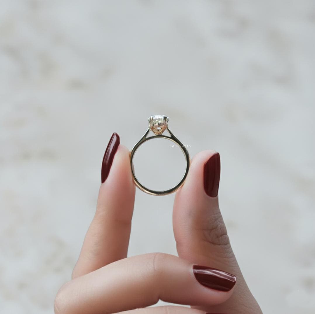 Dutch Marquise Cut Lab Grown Diamond Solitaire Ring