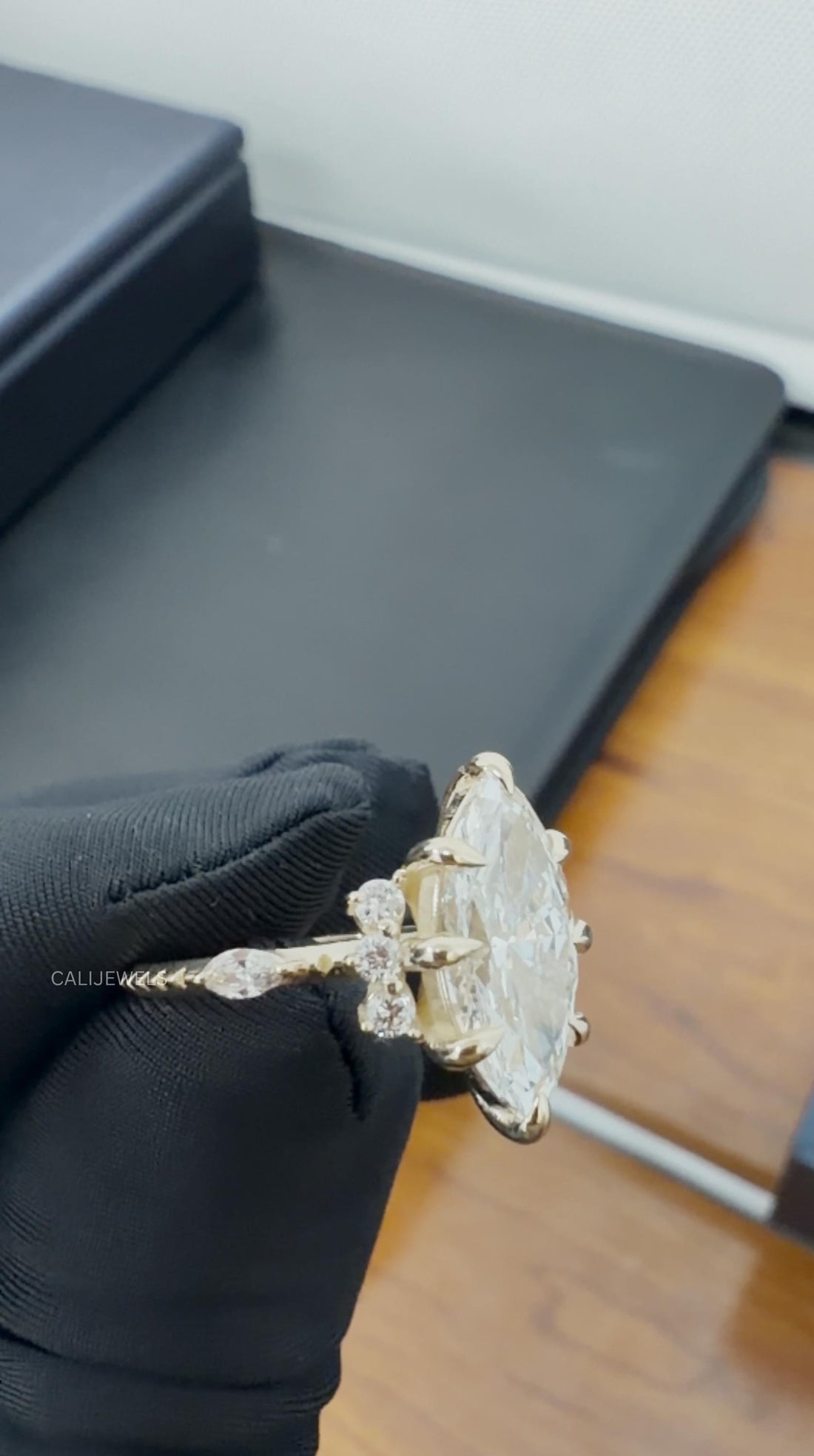 Marquise Lab Grown Diamond Engagement Ring