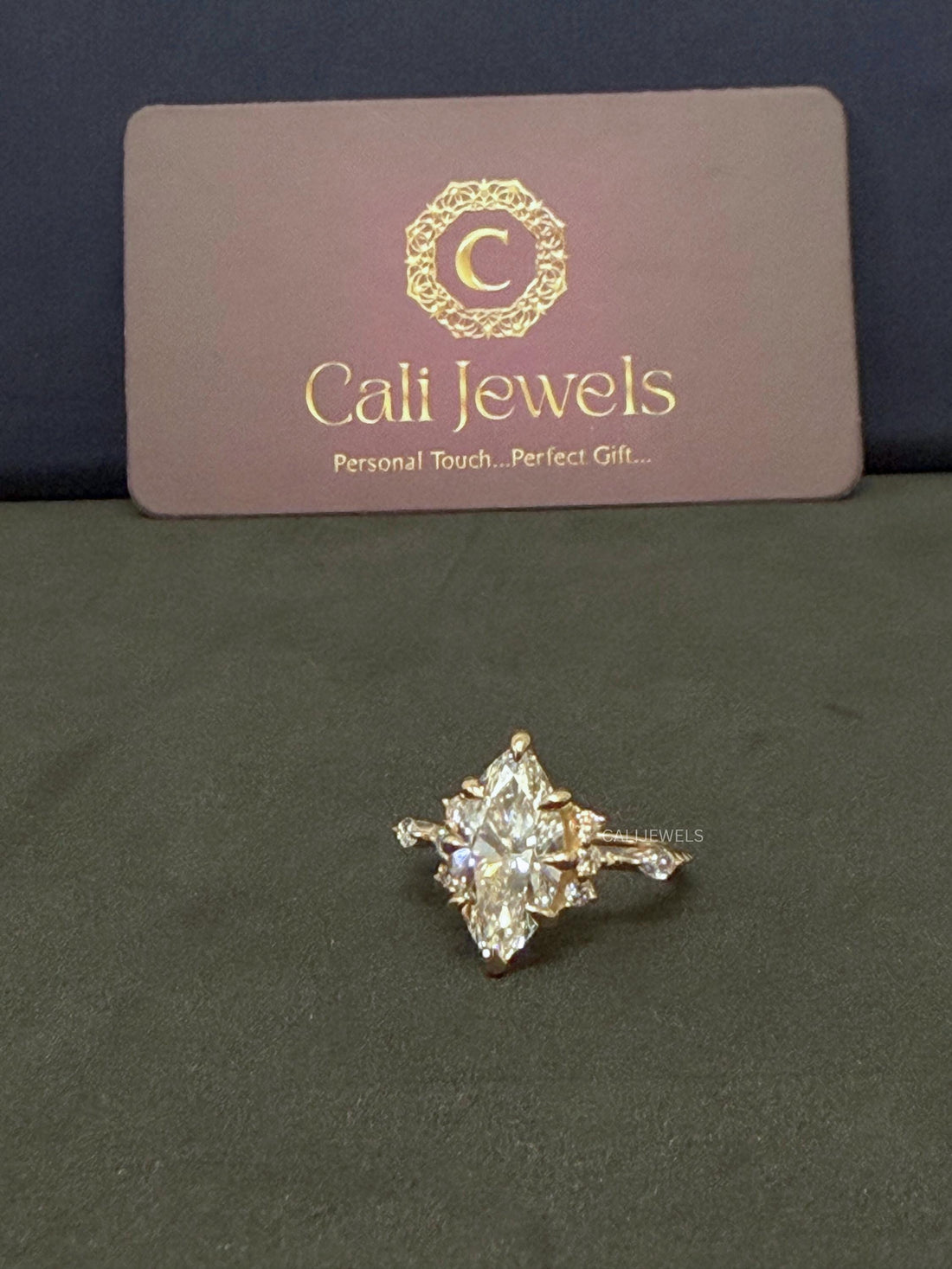 Marquise Lab Grown Diamond Engagement Ring