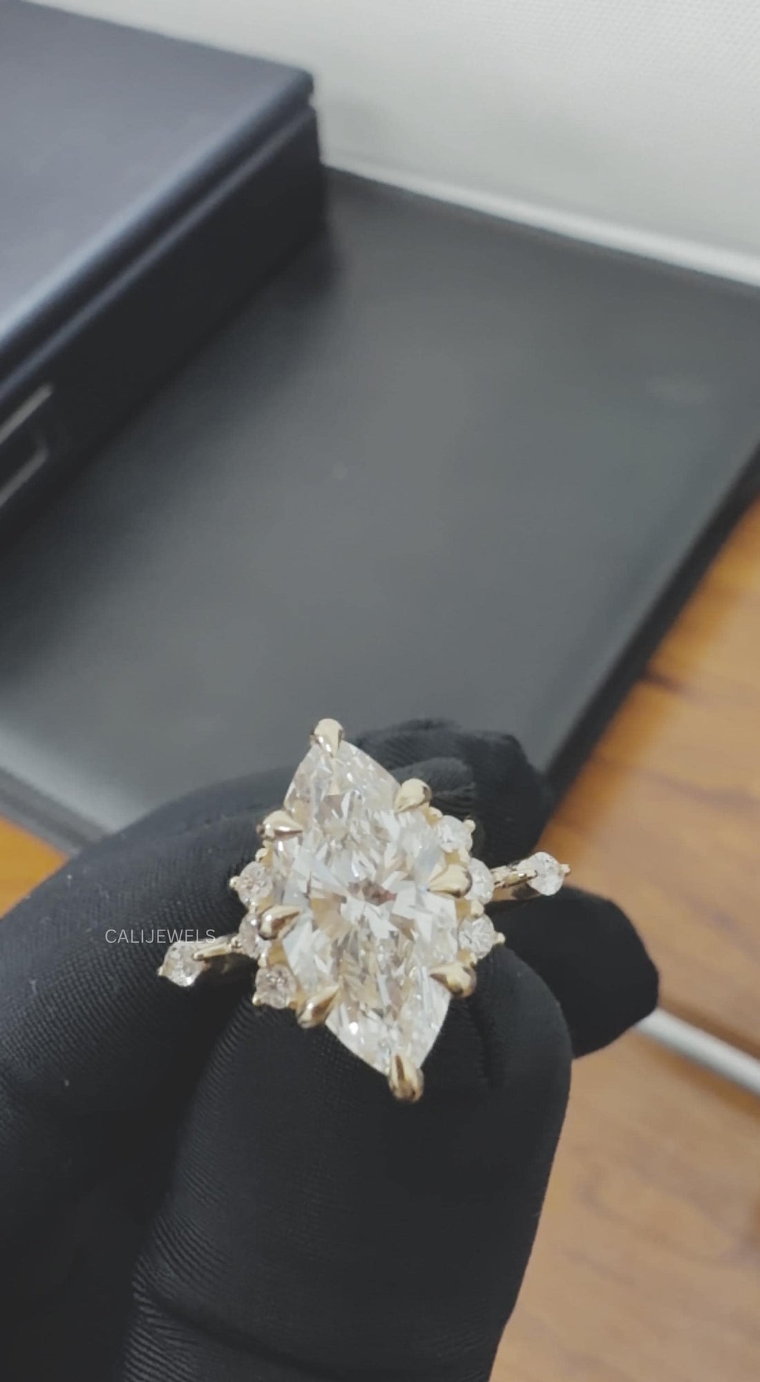 Marquise Lab Grown Diamond Engagement Ring