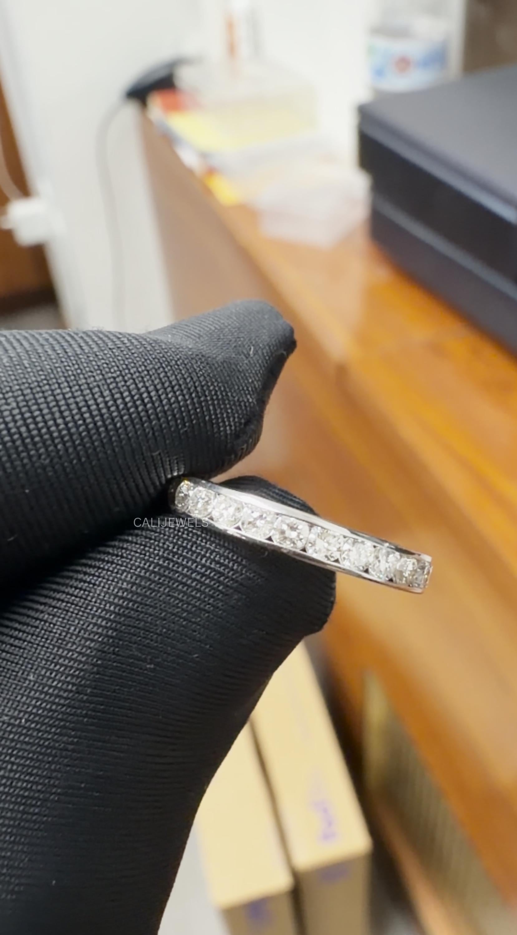 Round Lab Grown Diamond Eternity Band