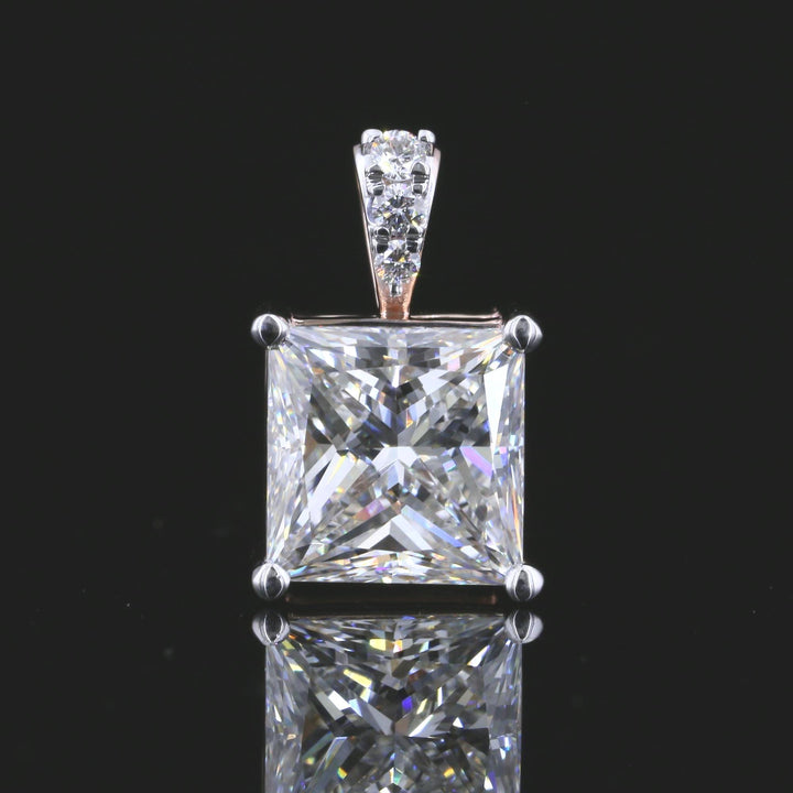 Princess Cut Lab Grown Diamond Pendant
