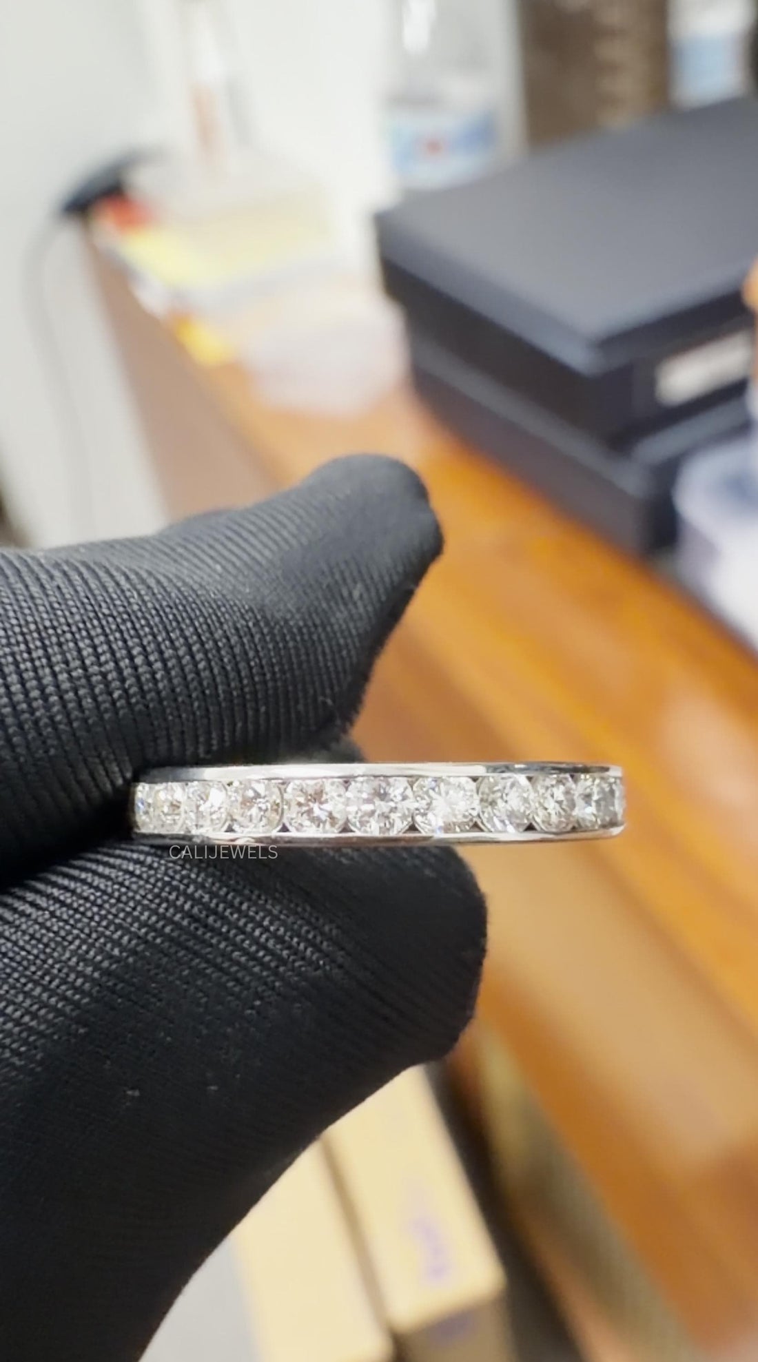 Round Lab Grown Diamond Eternity Band