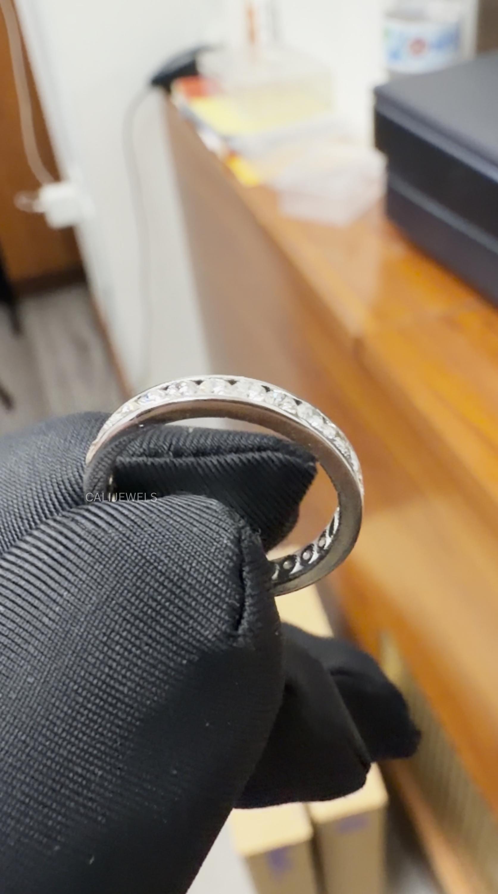 Round Lab Grown Diamond Eternity Band