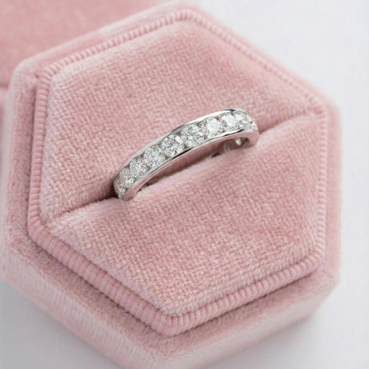 Round Lab Grown Diamond Eternity Band