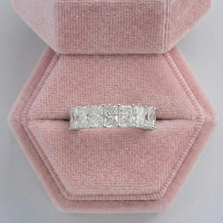 Radiant Cut Lab Grown Diamond Full Eternity Band