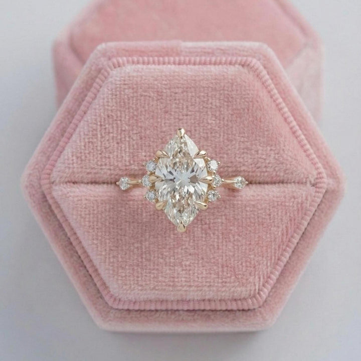 Marquise Lab Grown Diamond Engagement Ring