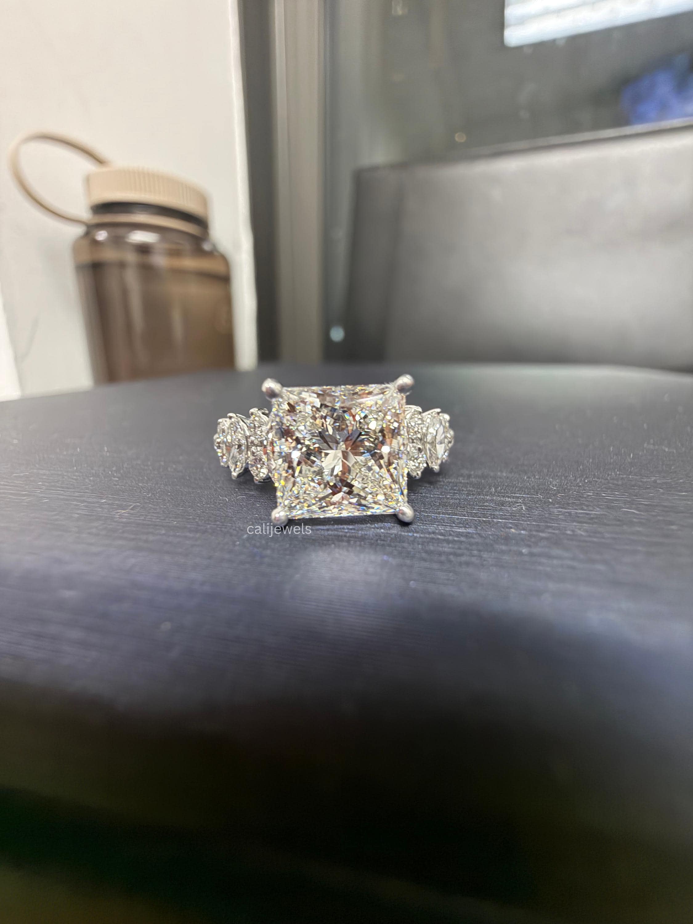 Princess Cut Lab Grown Diamond Engagement Ring