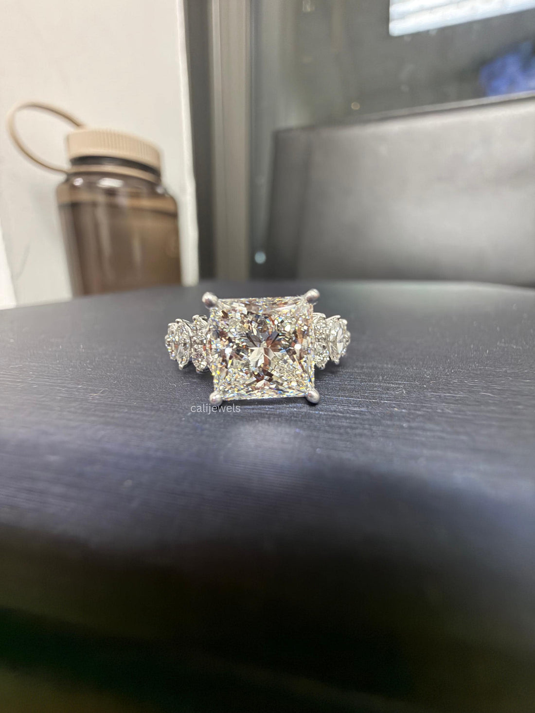 Princess Cut Lab Grown Diamond Engagement Ring