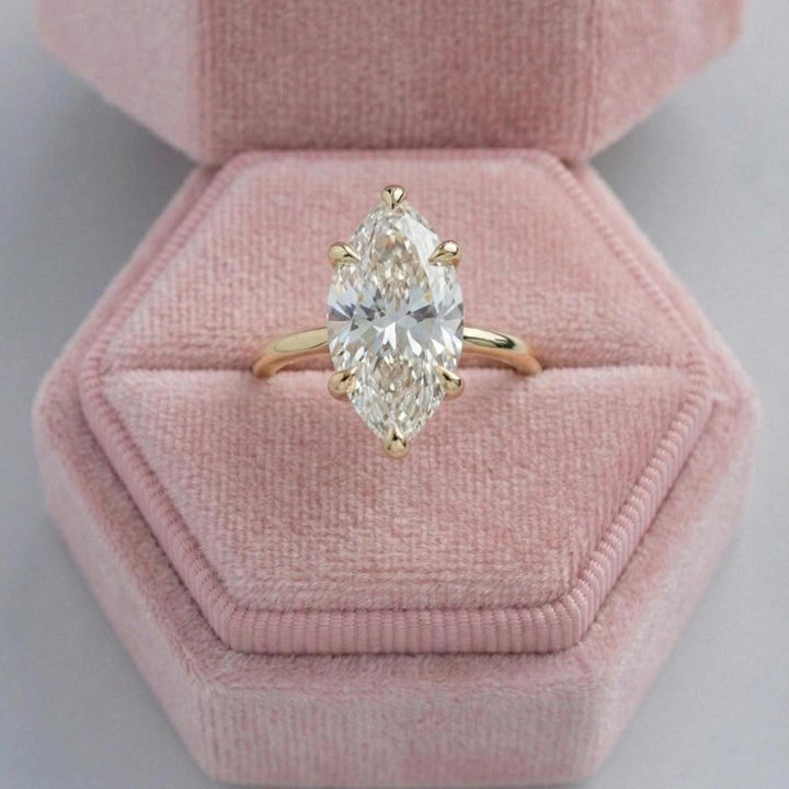 Marquise Lab Grown Diamond Engagement Ring