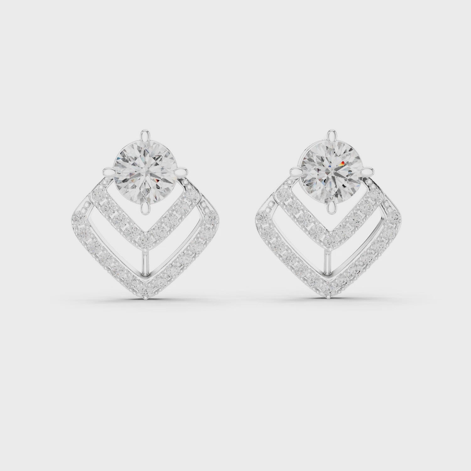 Celestial Glow Diamond 14-KT Stud Earrings